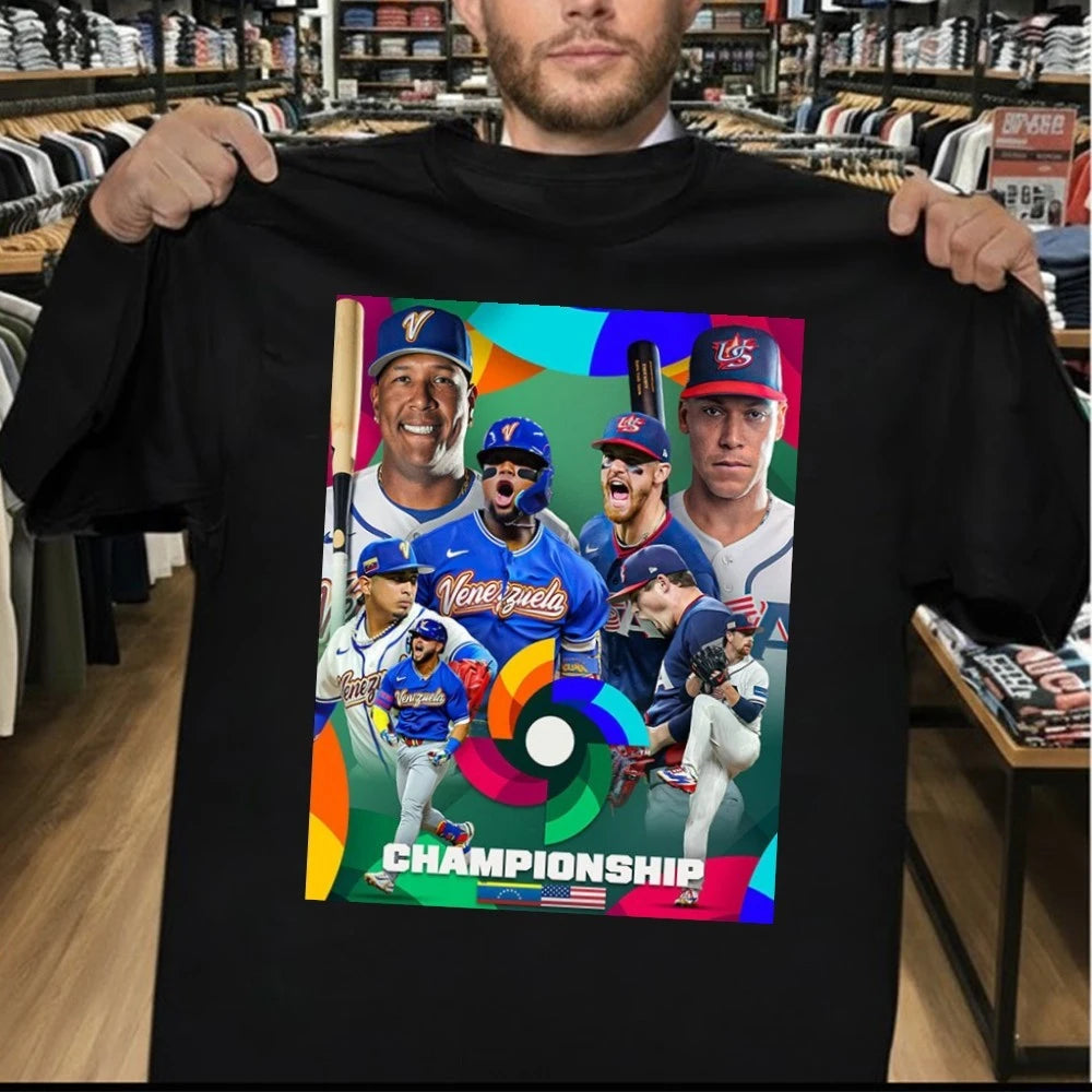 USA vs Venezuela World Baseball Classic Final Championship 2026 Poster Shirt