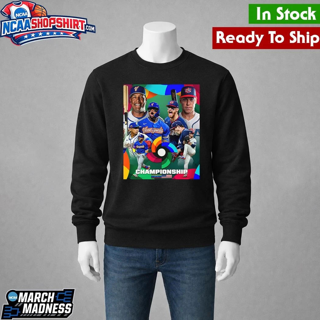 USA vs Venezuela World Baseball Classic Final Championship 2026 Shirt