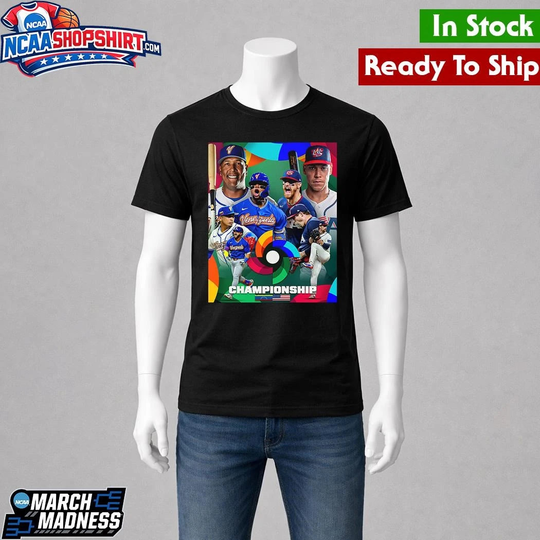 USA vs Venezuela World Baseball Classic Final Championship 2026 Shirt