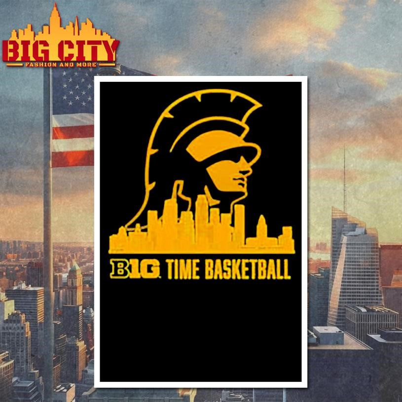 USC Trojans Big Ten Time basketball city skyline shirt
