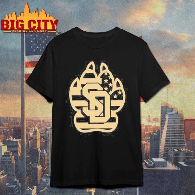 USD University of South Dakota Coyotes logo shirt