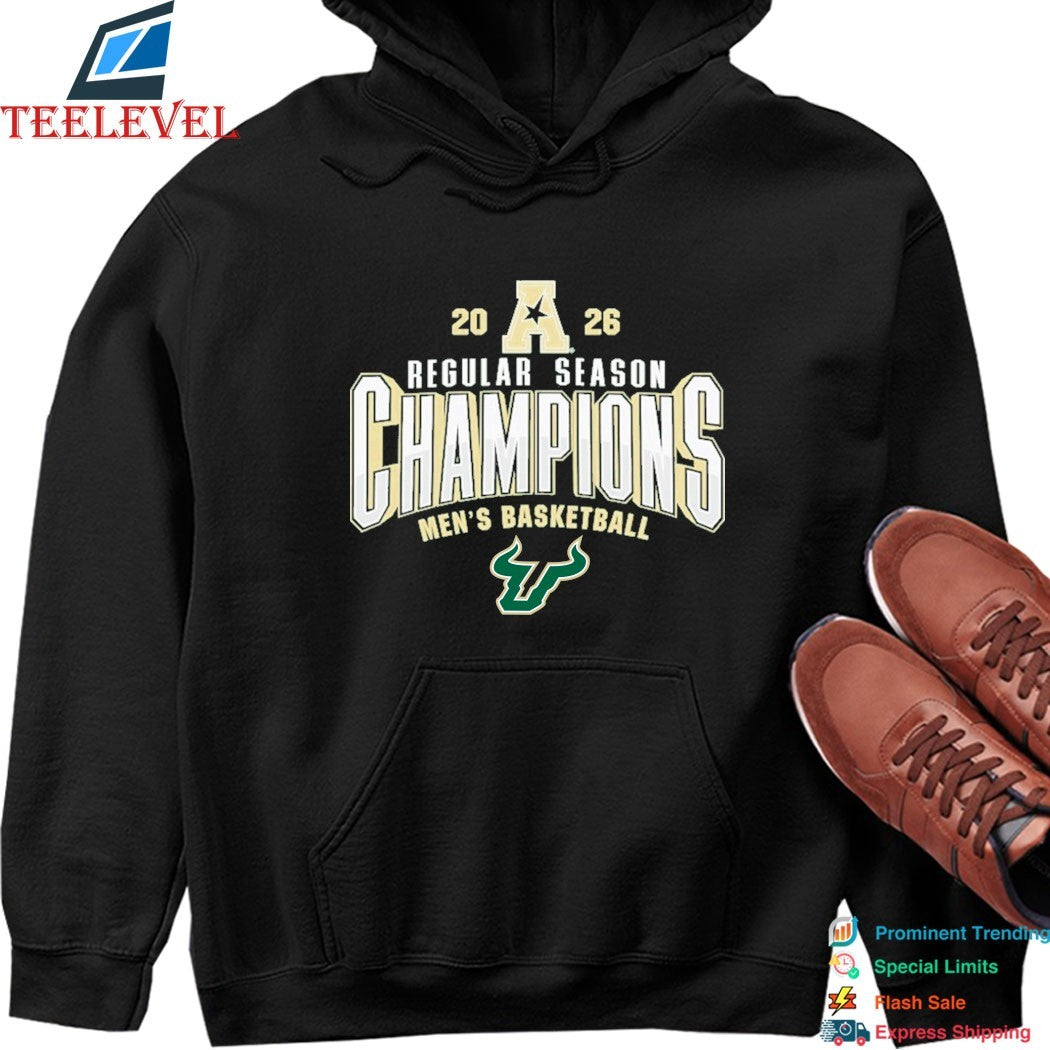 USF South Florida Bulls 2026 AAC Men’s Basketball Regular Season Champions T-Shirts