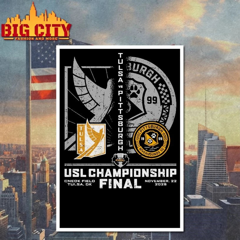 USL Championship Final FC Tulsa Vs. Pittsburgh Riverhounds SC shirt