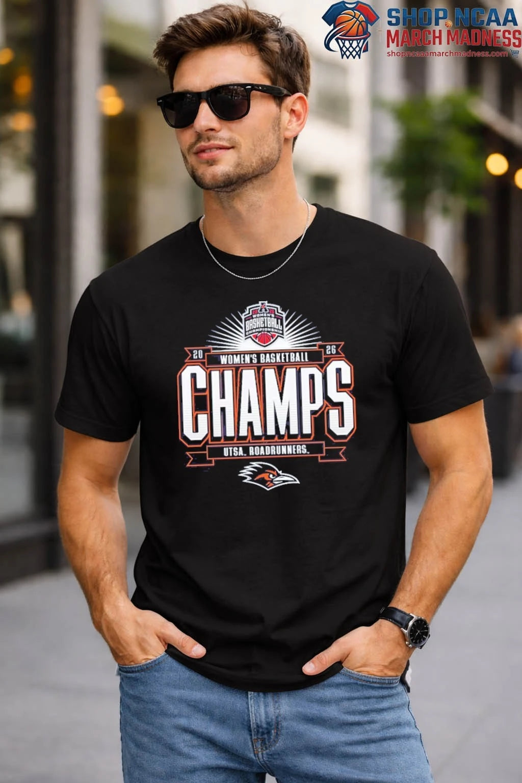 UTSA Roadrunners 2026 American Conference Women’s Basketball Tournament Champions T-Shirt