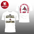 UWRF Division III Champions 2025 The King Two Sided Shirt