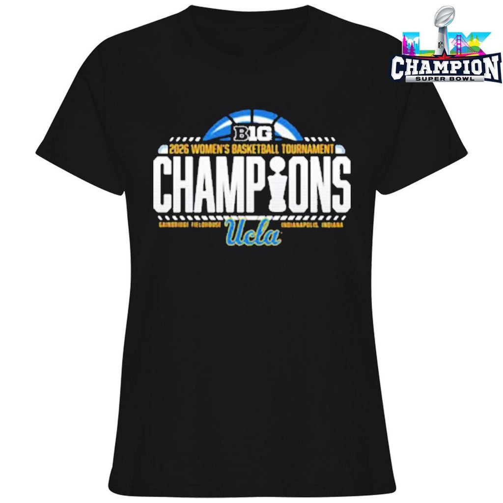 Ucla Bruins Women’s Basketball Champions 2026 Big Ten Women’s Basketball Tournament Shirt