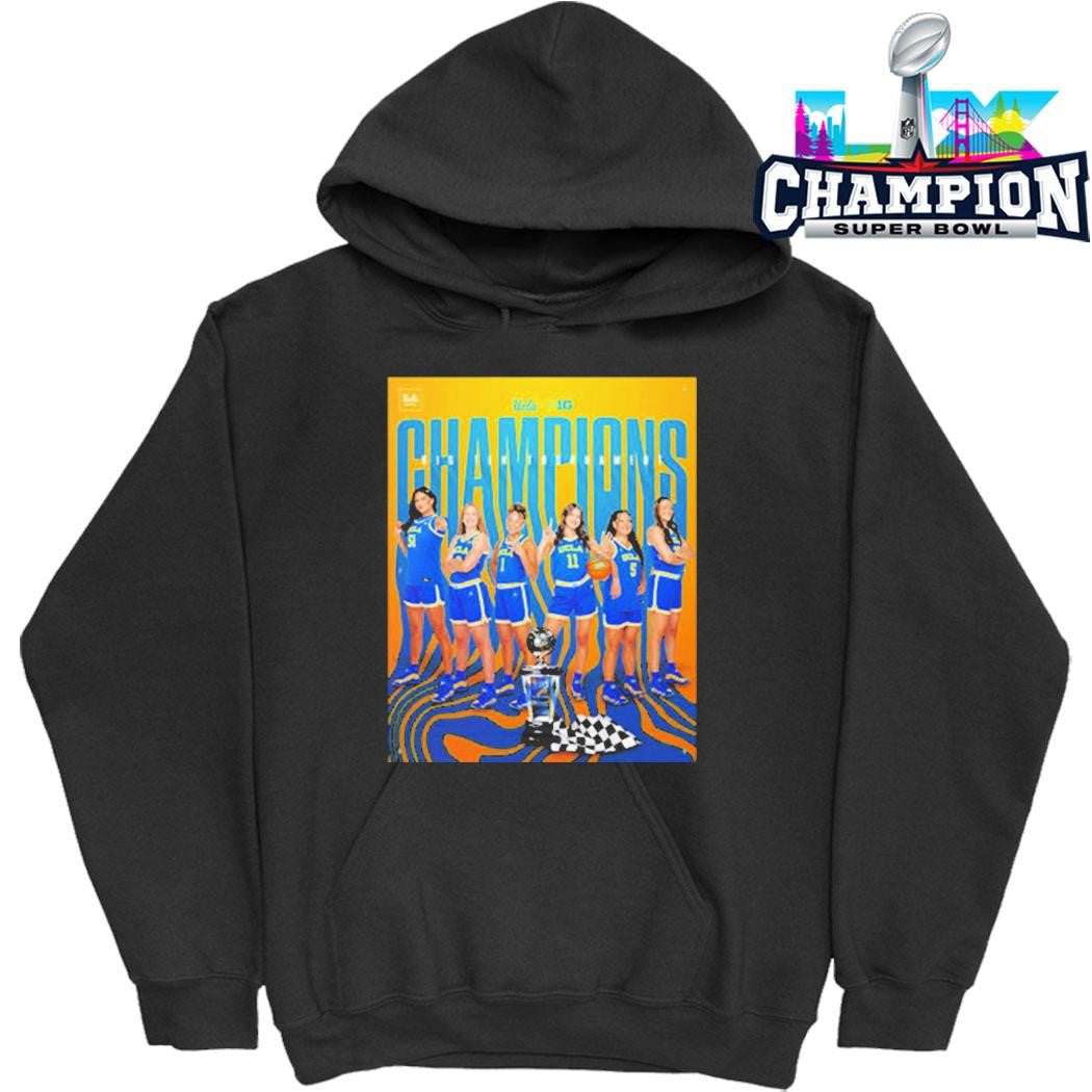 Ucla Bruins Women’s Basketball Champions Big Ten Tournament 2025 26 Shirt