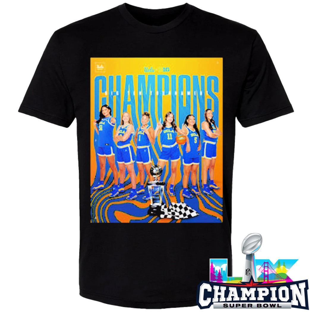 Ucla Bruins Women’s Basketball Champions Big Ten Tournament 2025 26 Shirt