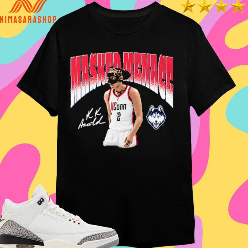 Uconn Huskies Kk Arnold Masked Menace Basketball Player Shirts