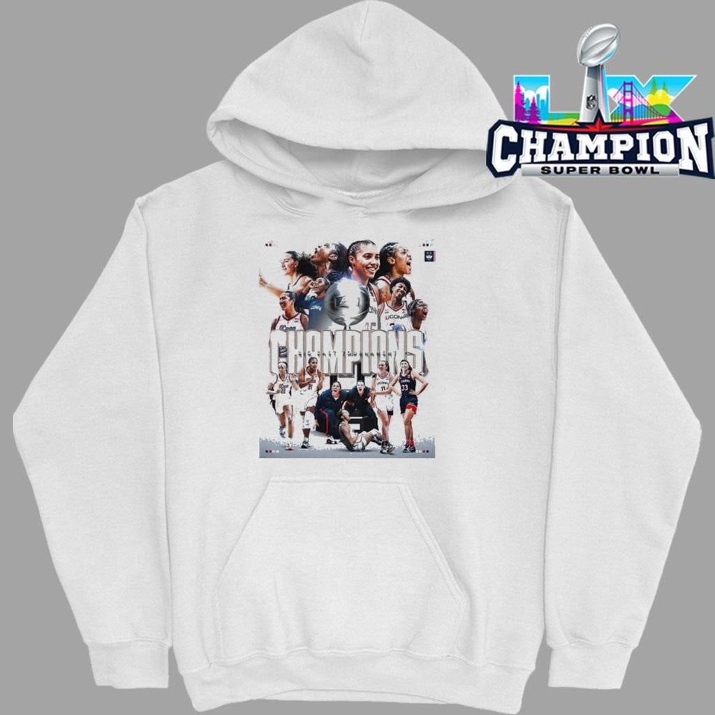 Uconn Huskies Women’s Basketball 2026 Big East Tournament Champions Shirt