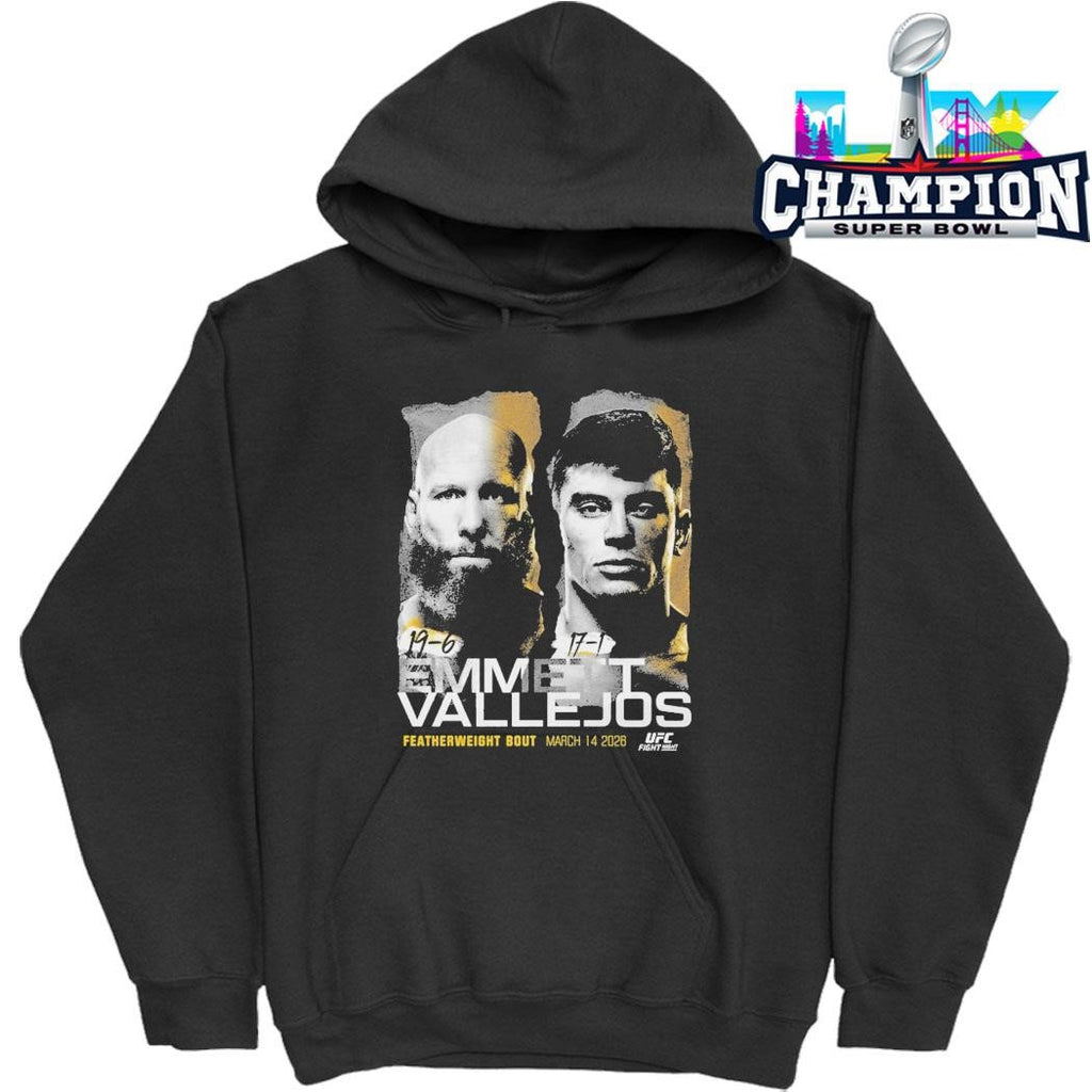 Ufc Fight Night Emmett Vs Vallejos Match Up Shirt