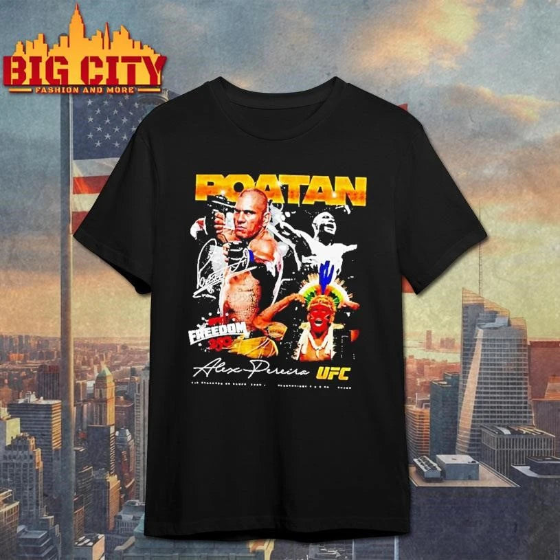 Ufc Poatan Alex Pereira Ufc Freedom 250 Signature Shirt