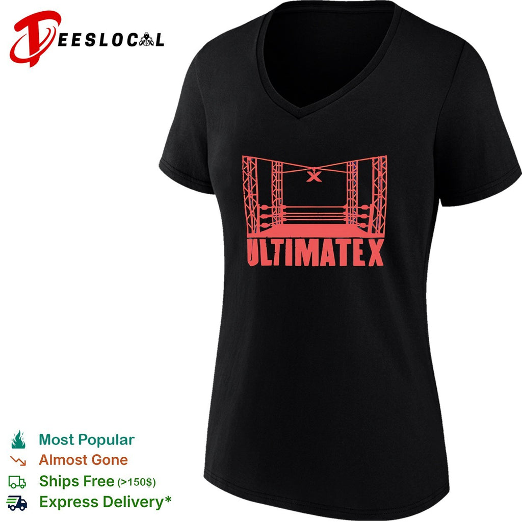Ultimate X wrestling ring silhouette shirt