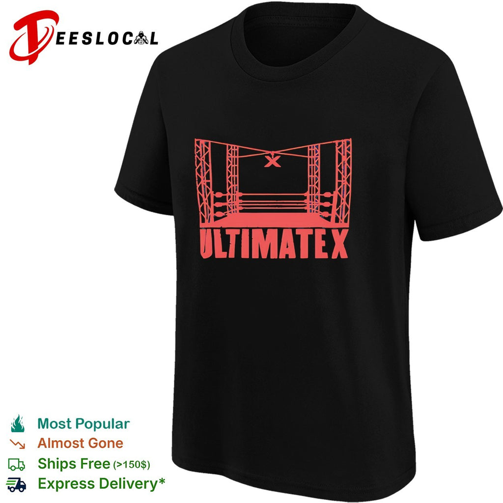 Ultimate X wrestling ring silhouette shirt