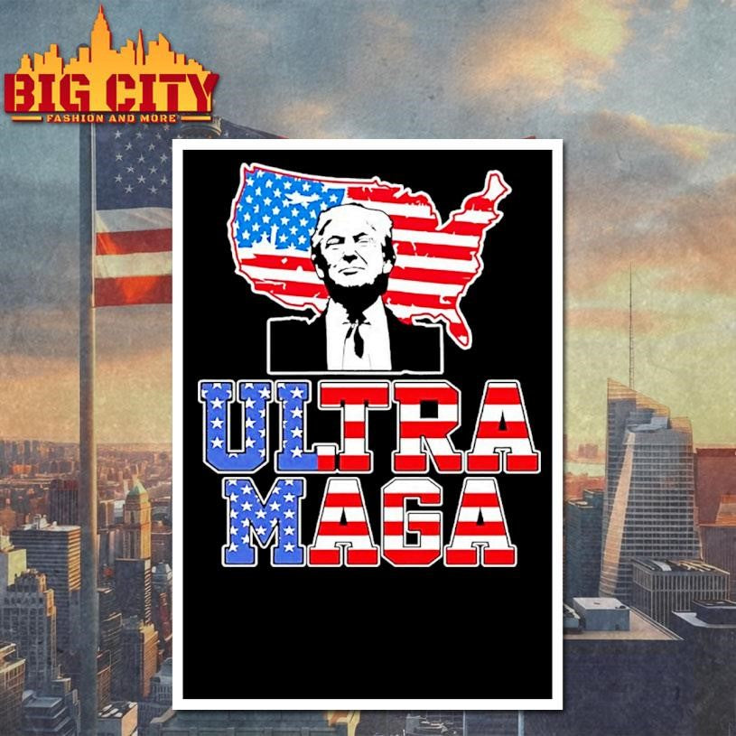 Ultra Mega Patriotic Trump Republicans Usa Flag Shirt