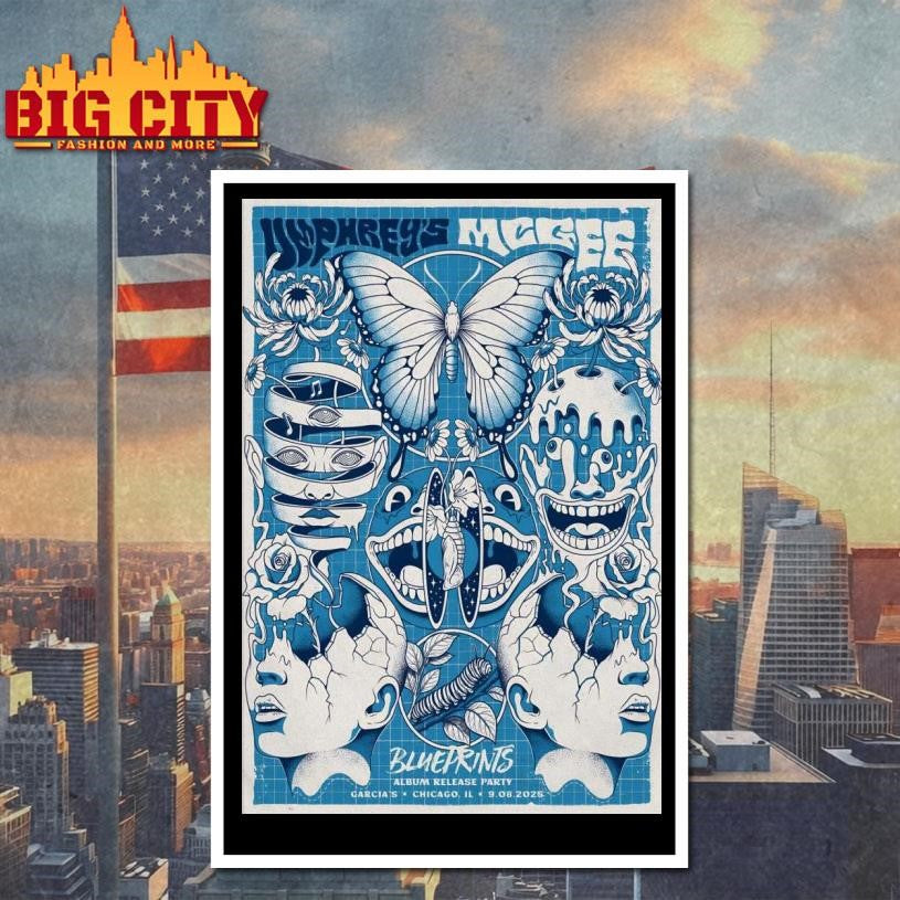 Umphrey’s McGee 9 8 2025 Chicago, IL Poster shirt