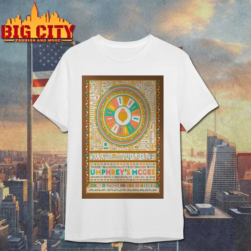 Umphrey’s McGee Brooklyn NY Tour 2025 Poster shirt
