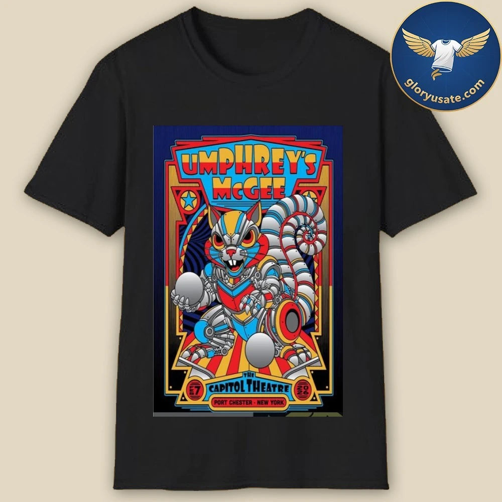 Umphrey’s McGee Port Chester New York February 7 2026 Poster Shirt