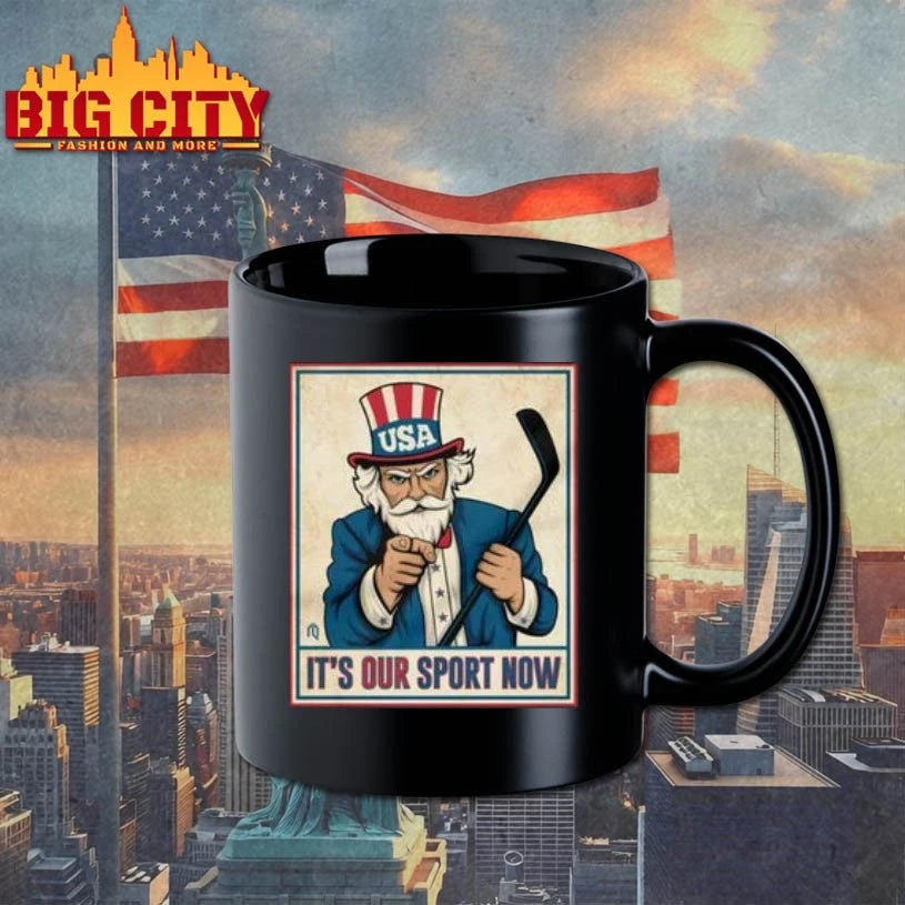 Uncle Sam Hockey it’s our sport now t-shirt