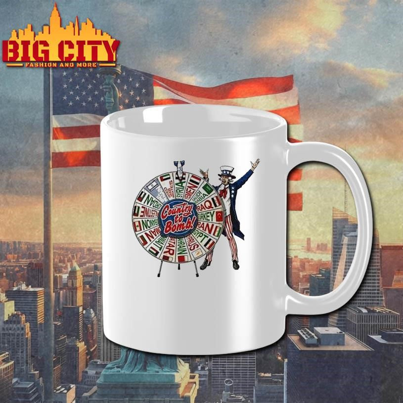 Uncle Sam Middle East Country To Bomb Wheel Syria Shirt