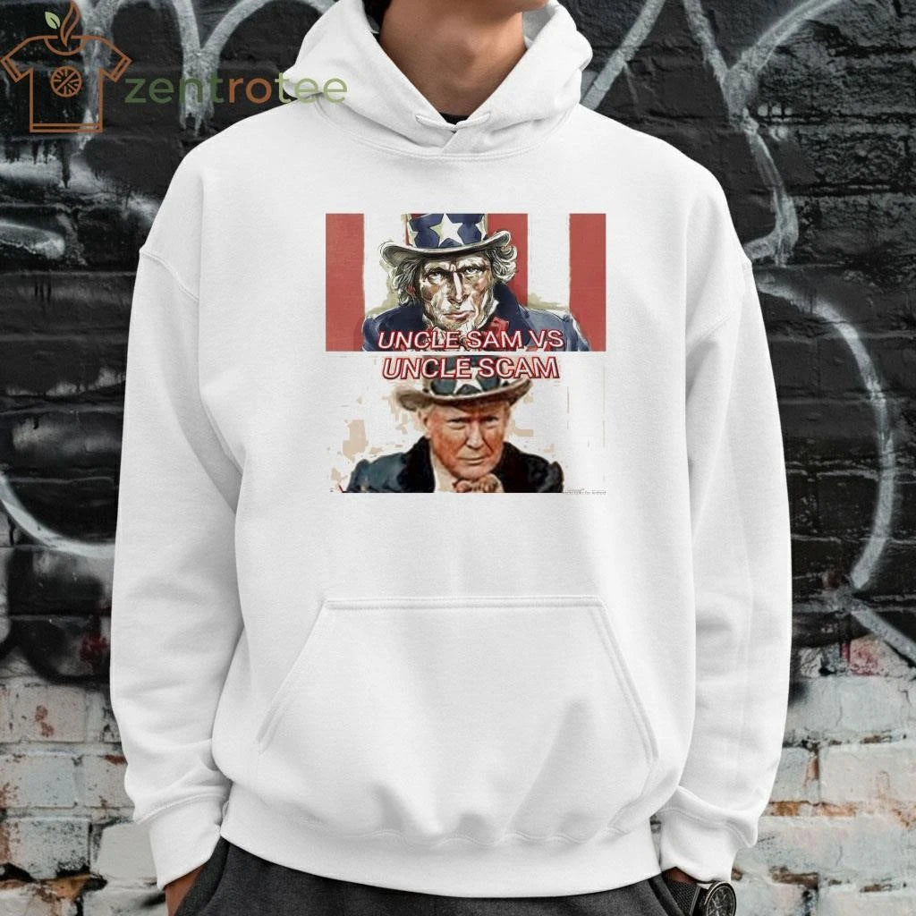 Uncle Sam vs Uncle Scam Trump tee