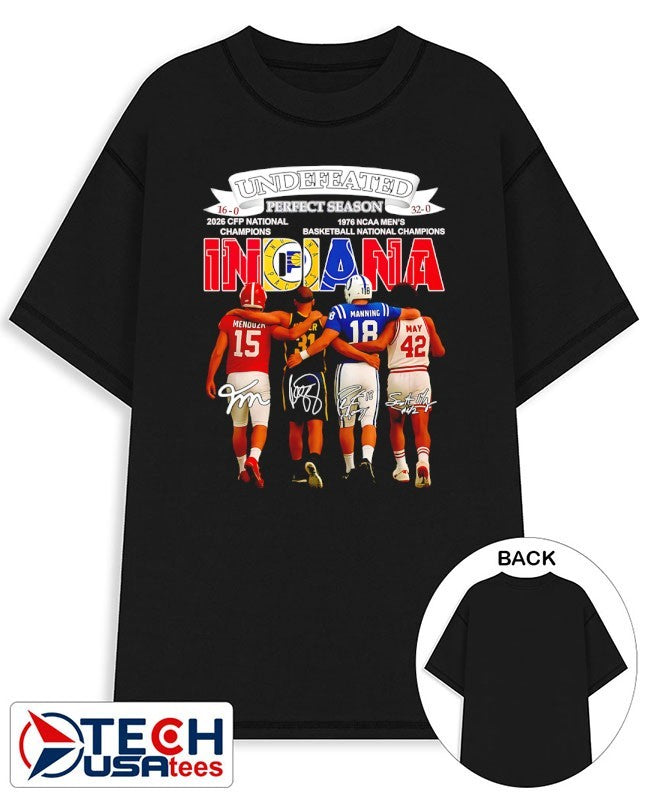 Undefeated Indiana Perfect Season 2026 CFP National Champs 4 Team 4 Legend shirt