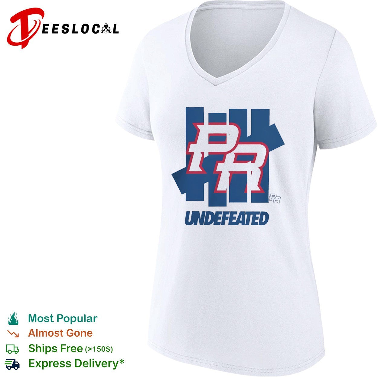 Undefeated Puerto Rico PR shirt