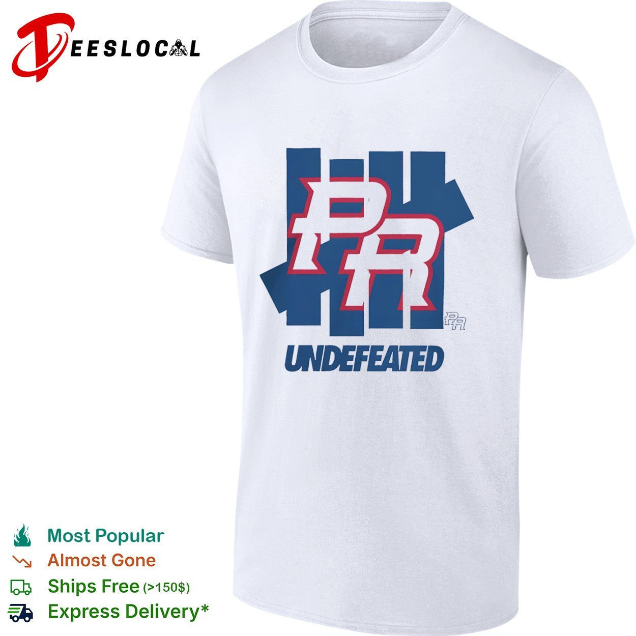 Undefeated Puerto Rico PR shirt