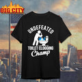 Undefeated Toilet Clogging Champ graphic shirt