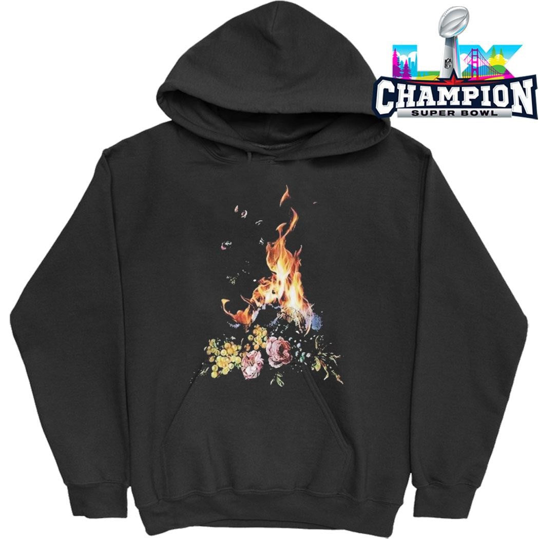 Undercover X Emma Bennett Burning Flower Shirt