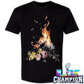 Undercover X Emma Bennett Burning Flower Shirt
