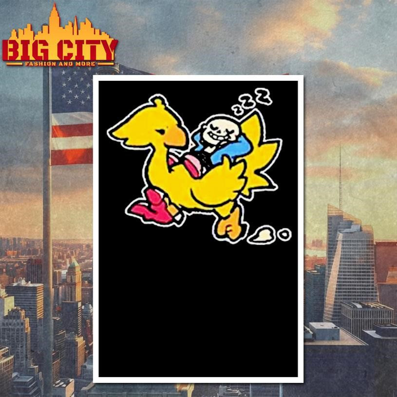 Undertale Sans And Chocobo Shirt