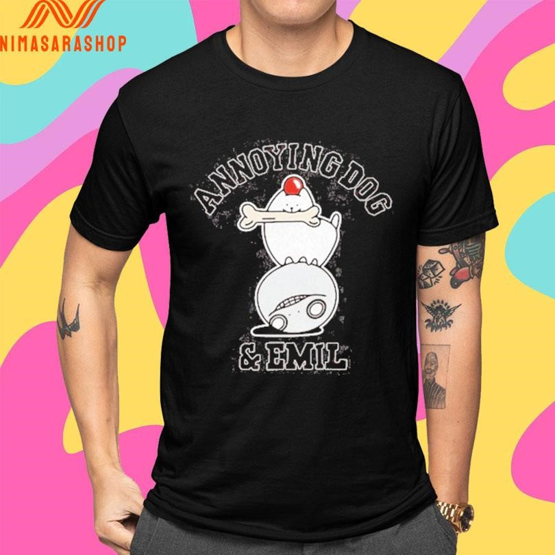 Undertale X Square Enix Annoying Dog And Emil Shirts