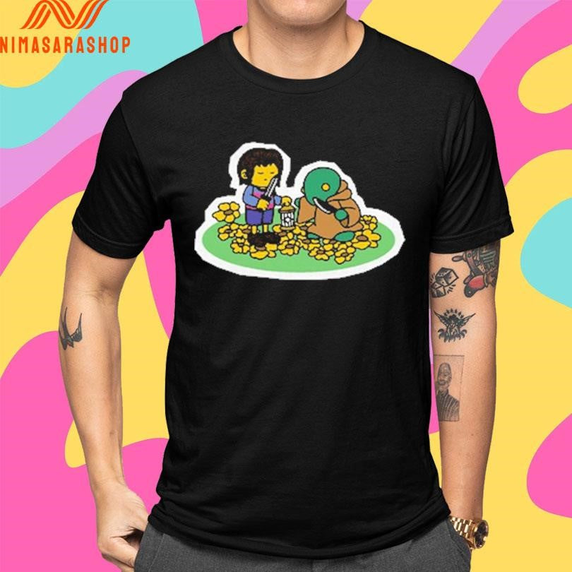 Undertale X Square Enix Human And Tonberry Shirts