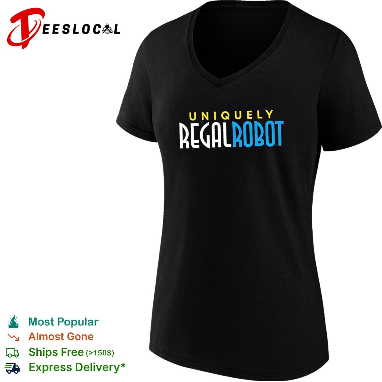 Uniquely Regal Robot shirt