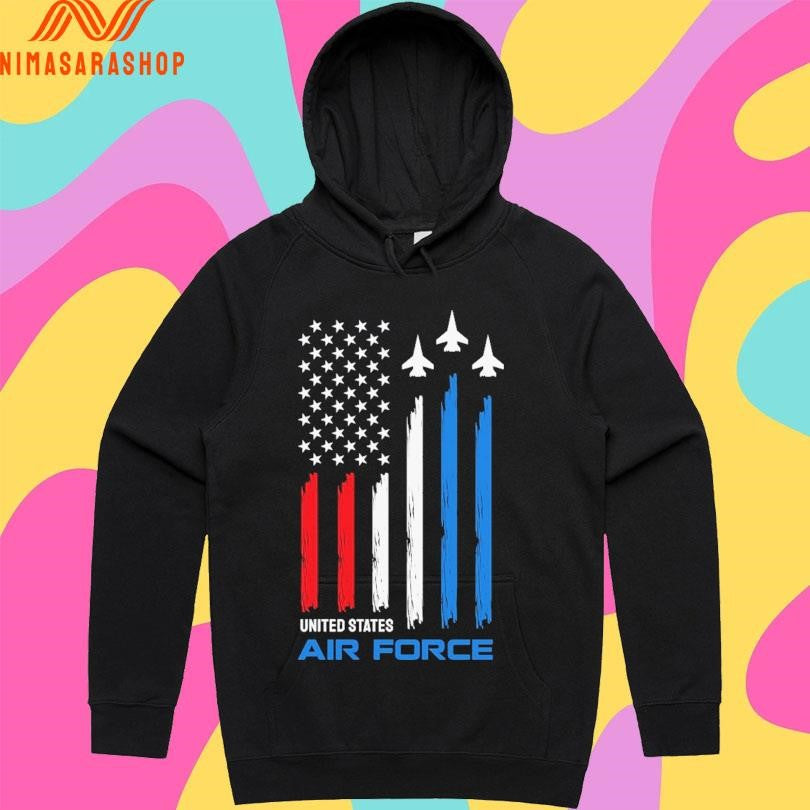 United States Air Force USA Flag Shirts