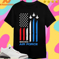 United States Air Force USA Flag Shirts