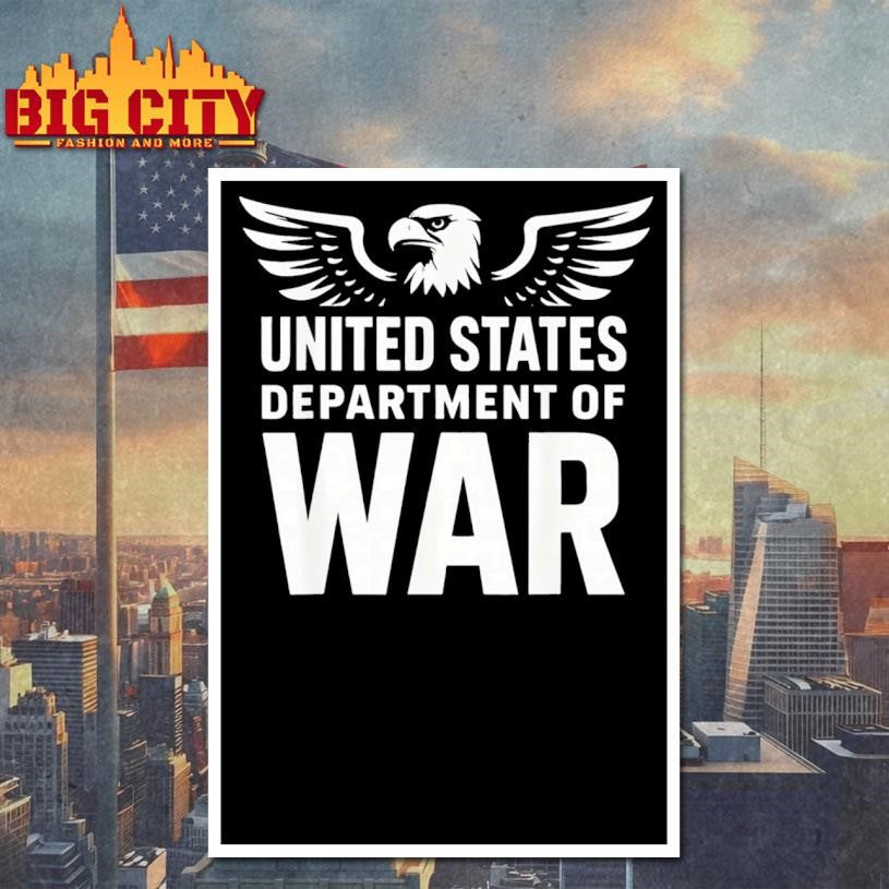 United States Department Of War Military Veteran Eagle Shirt