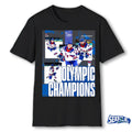 United States Men’s Ice Hockey Claims Their First Olympic Title Since Lake Placid 1980 Poster shirt