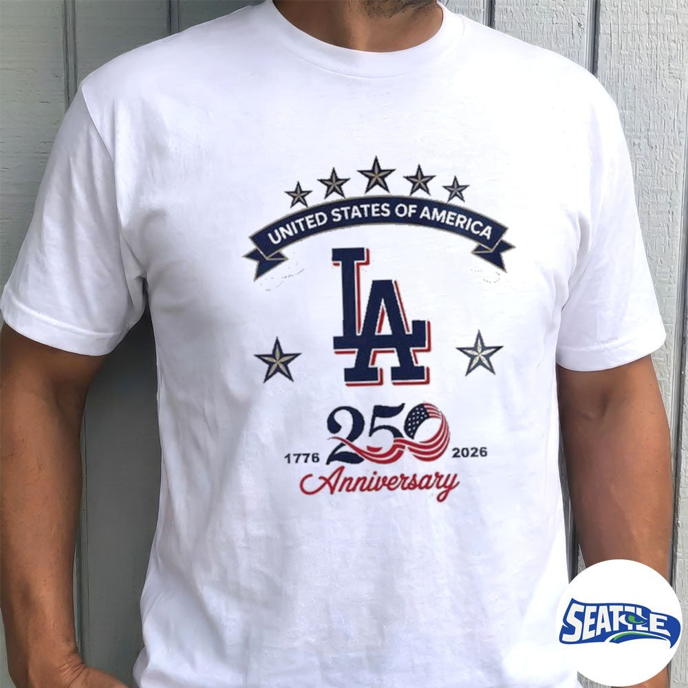 United States Of America Los Angeles Dodgers x America’s 250th Anniversary 2026 shirt