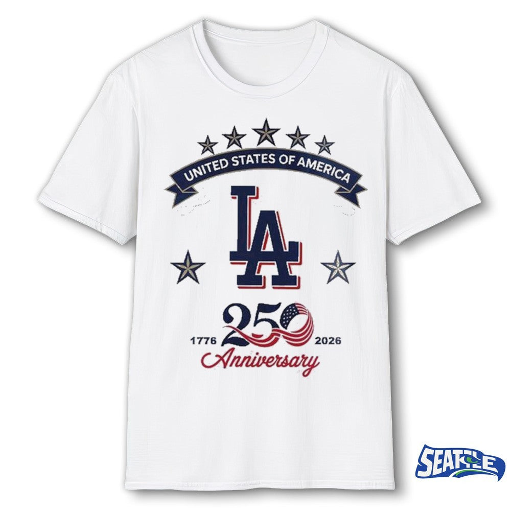 United States Of America Los Angeles Dodgers x America’s 250th Anniversary 2026 shirt