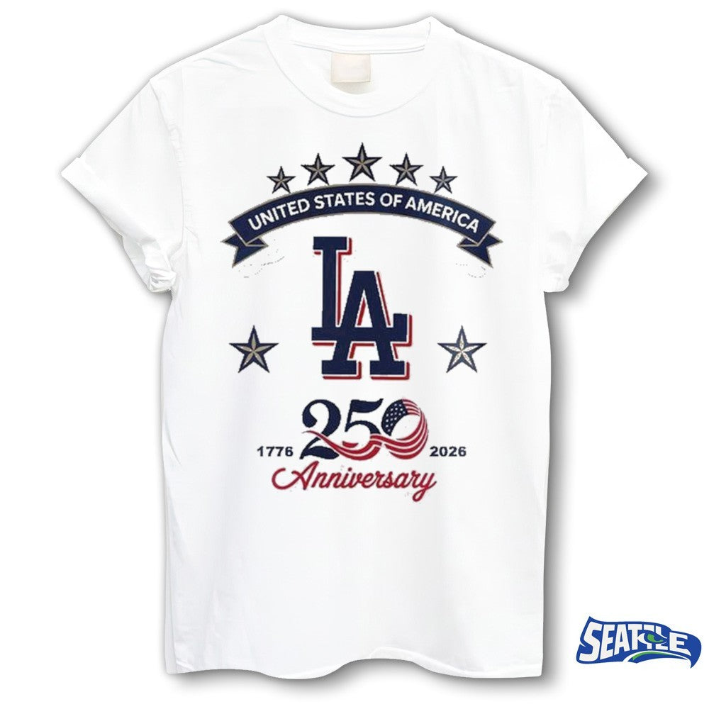 United States Of America Los Angeles Dodgers x America’s 250th Anniversary 2026 shirt