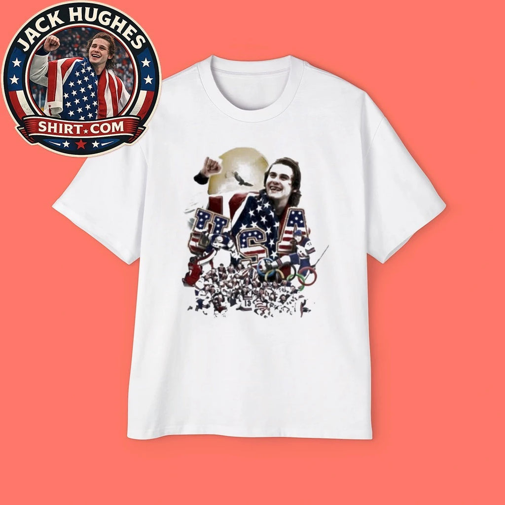 United States Olympic Hockey Miracle on Ice 1980 Mike Eruzione T-Shirt