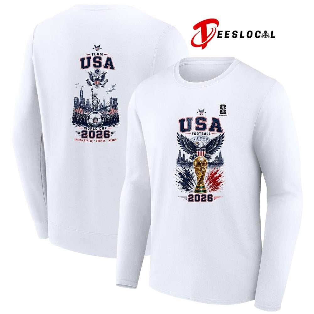 United States World Cup trophy graphic shirt