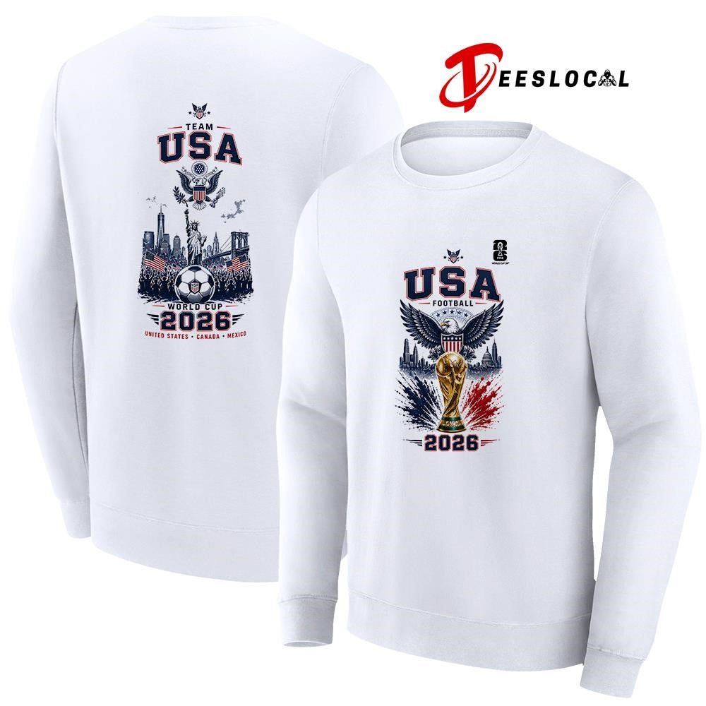 United States World Cup trophy graphic shirt