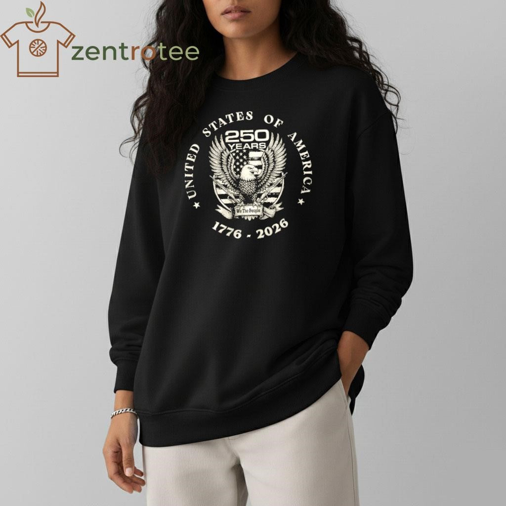 United States of America 250 years we the people 1776 2026 shirt