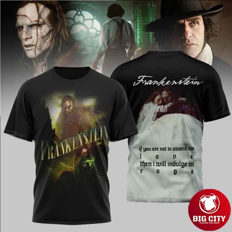 Universal Monsters Frankenstein Electric Chair Classic Horror Two Sided Shirt