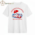 University Of Alabama The Tide Is Rising Mascot vacation tee