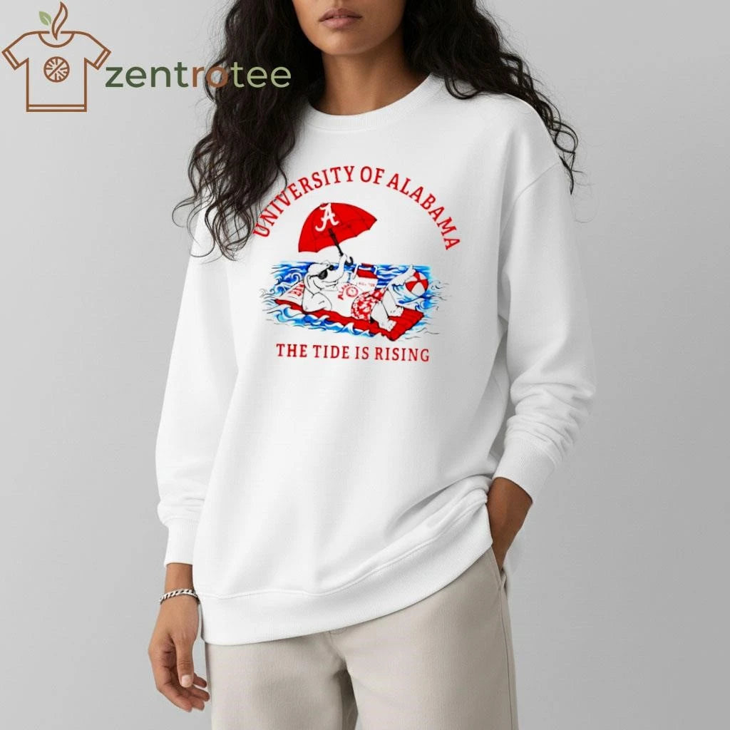 University Of Alabama The Tide Is Rising Mascot vacation tee
