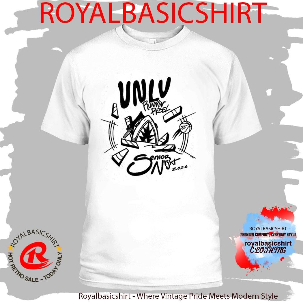 University Of Nevada Las Vegas Rebels Basketball Senior Night 2026 Shirt